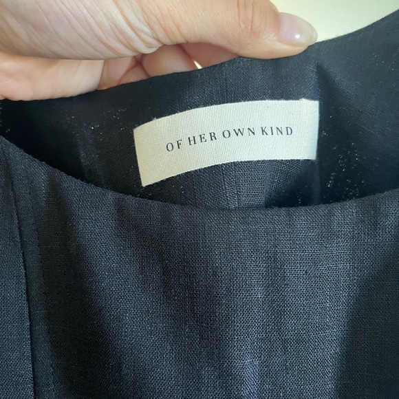 Mirabelle Dress XS in Black Linen - Picture 4 of 6